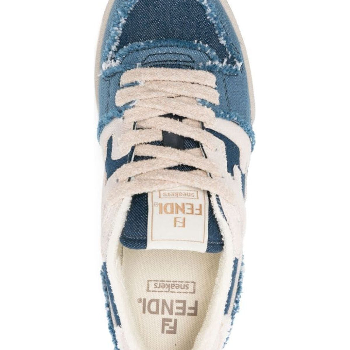 MATCH LOW TRAINER IN BLUE DENIM