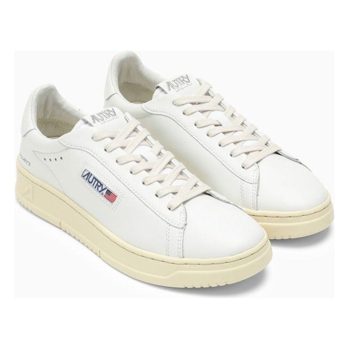 WHITE LEATHER DALLAS SNEAKERS