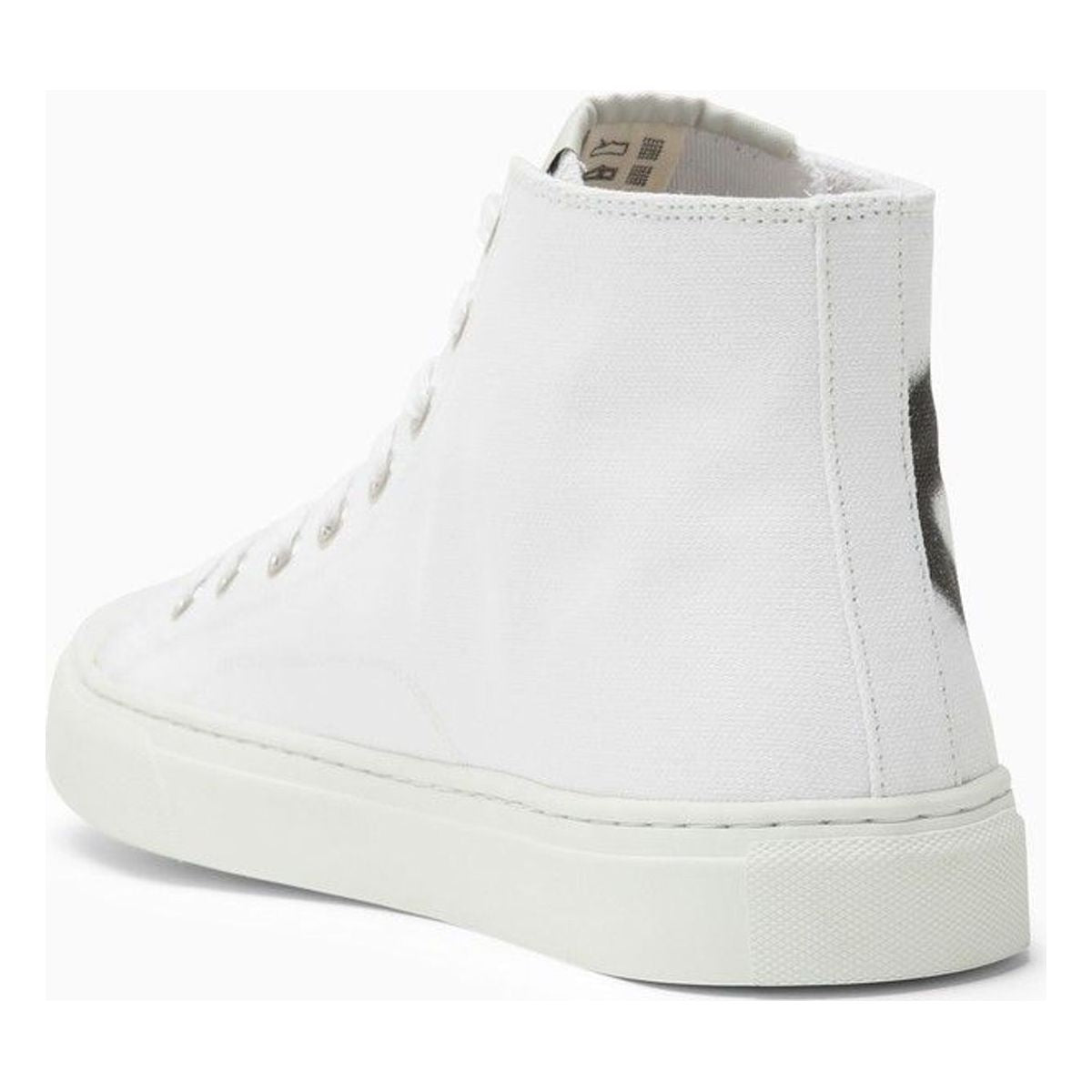 BLACK/WHITE COTTON CANVAS TRAINER