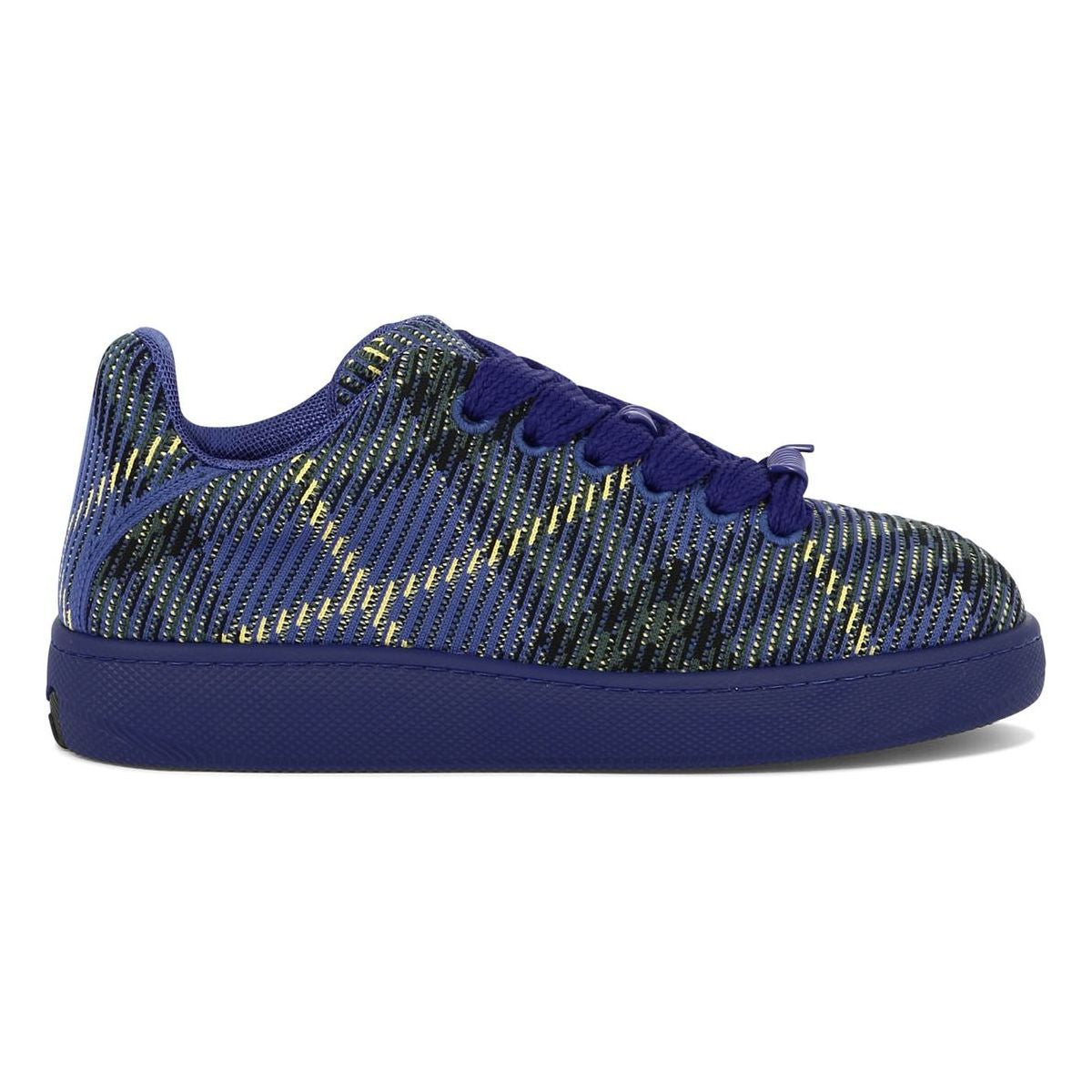 "CHECK KNIT BOX" SNEAKERS