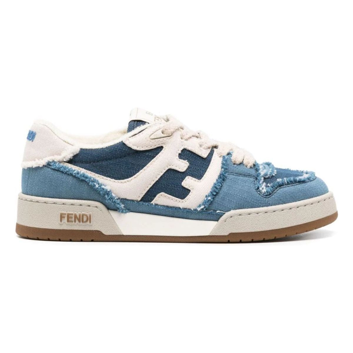 MATCH LOW TRAINER IN BLUE DENIM