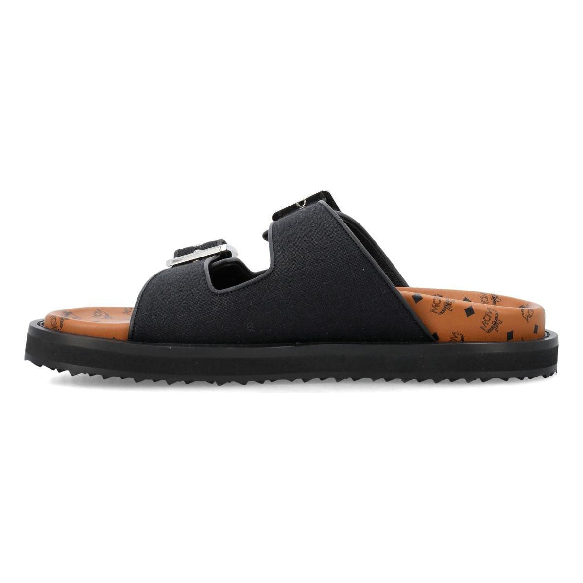 MCM CANVAS FLAT SANDALS