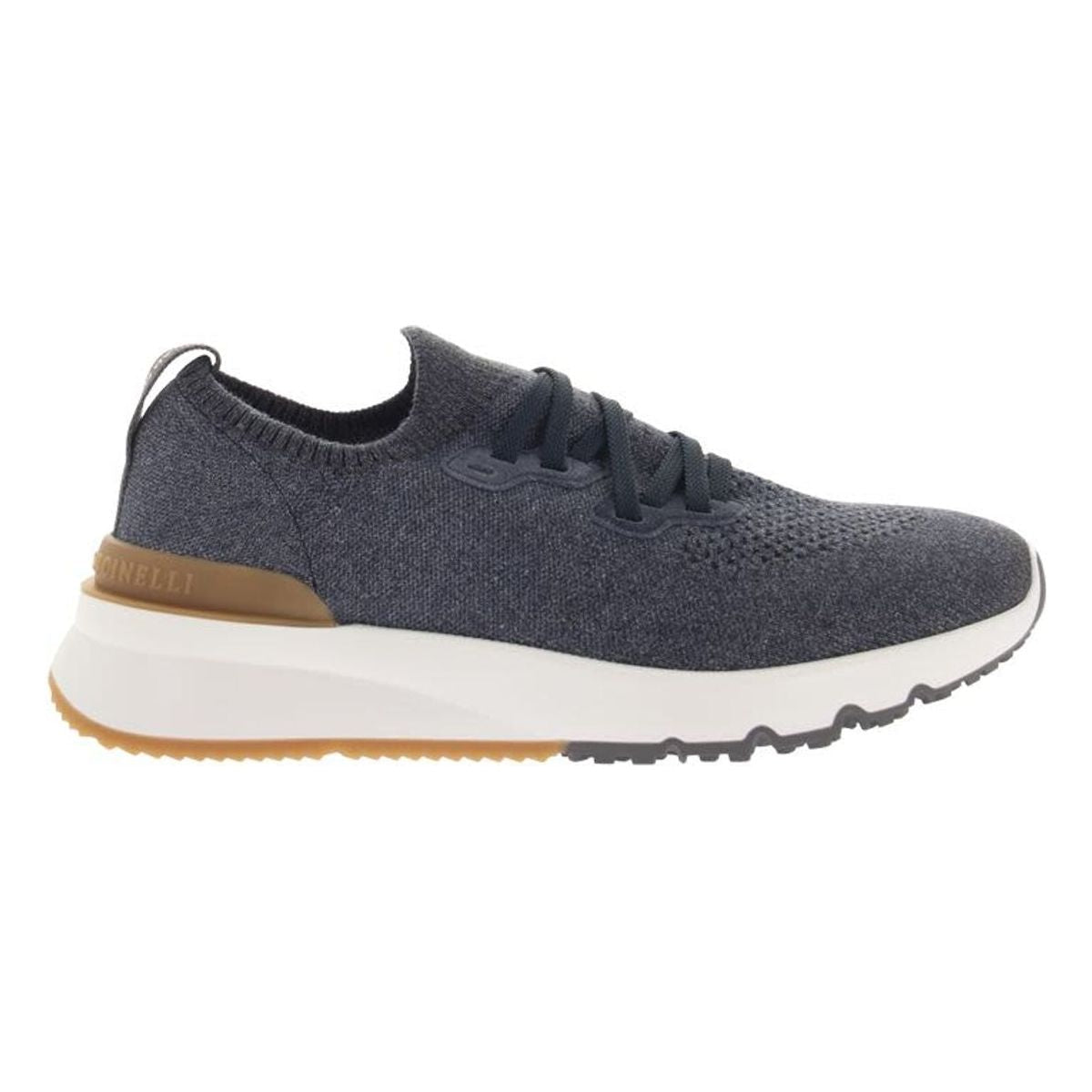 KNIT CHINE SNEAKERS IN