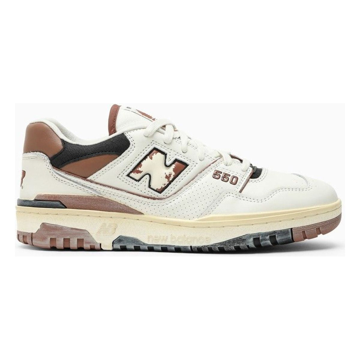 LOW 550 WHITE/VINTAGE BROWN SNEAKERS