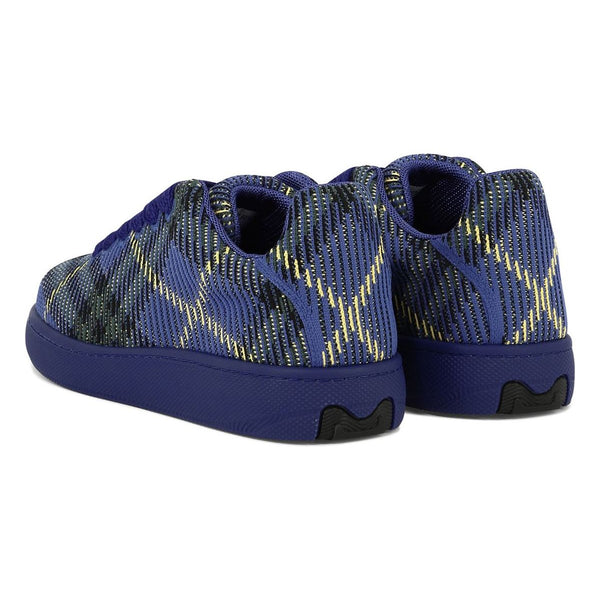 "CHECK KNIT BOX" SNEAKERS