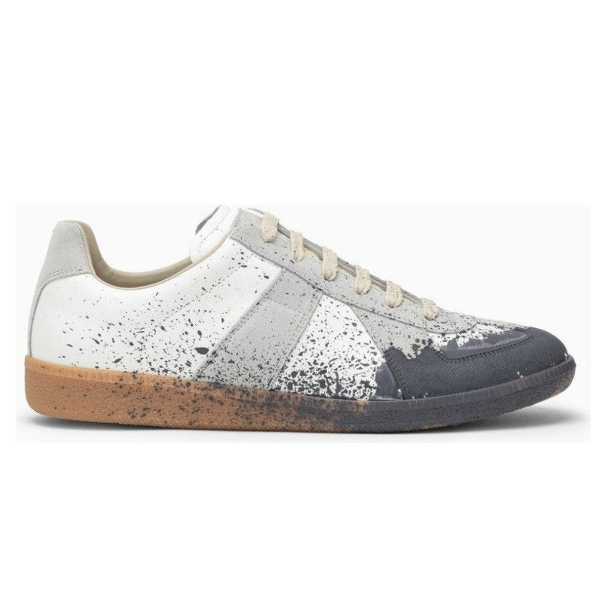 Paint Replica Leather Trainer