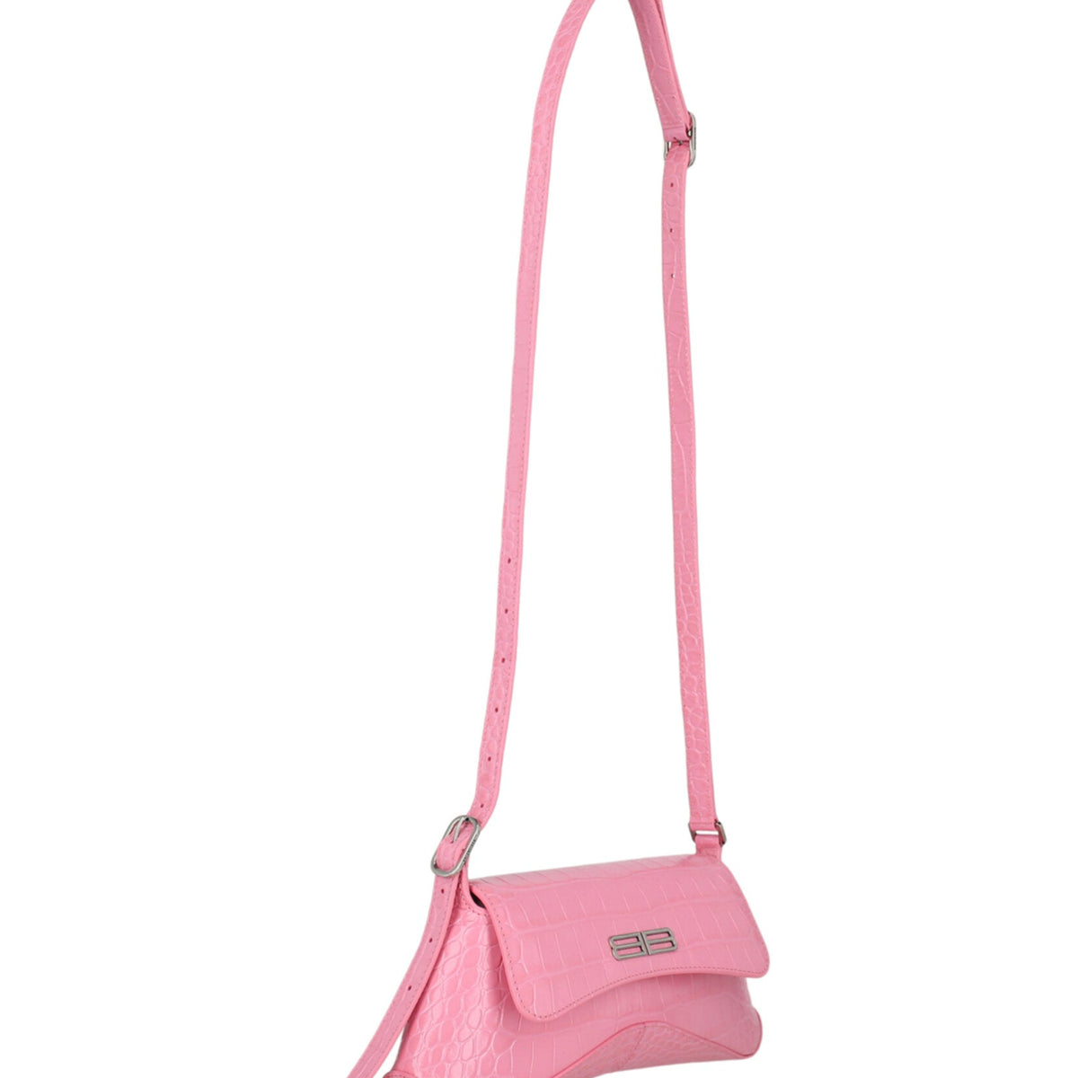 balenciaga Embossed Croc Shoulder Bag Womens 6956452-108Y-5812