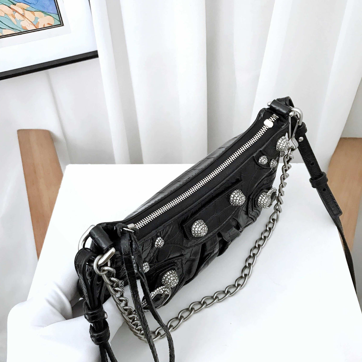 balenciaga Le Cagole Black Shoulder Bag