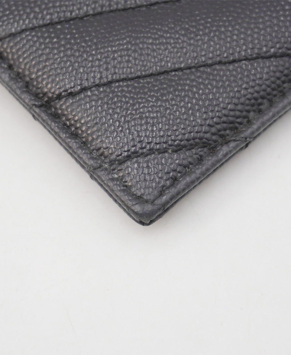 Cassandre Matelassé Card Holder Black