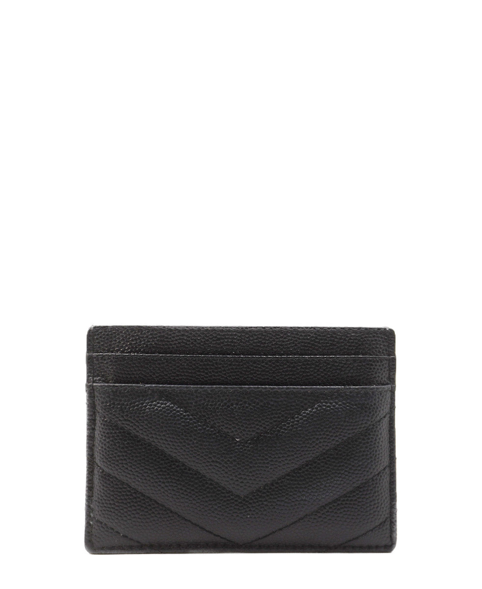 Cassandre Matelassé Card Holder Black