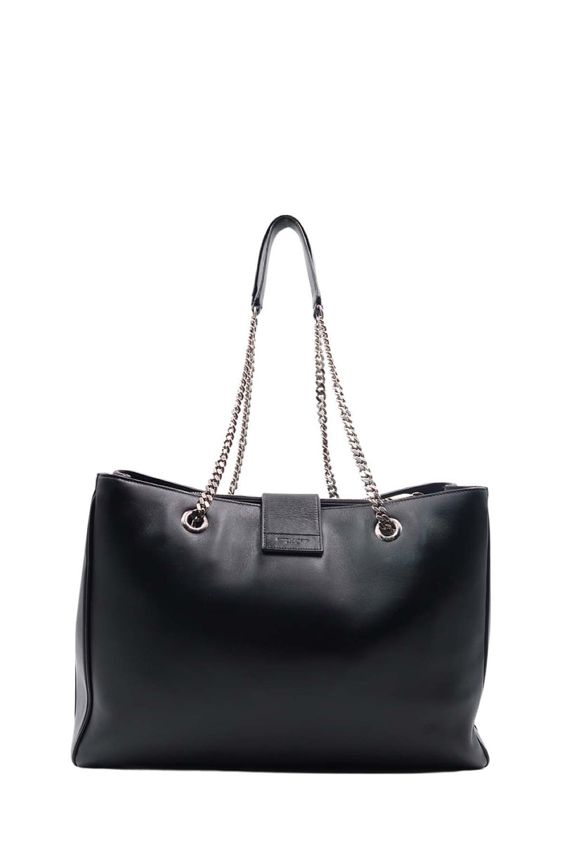 Cassandre Monogram Shopping Tote Black