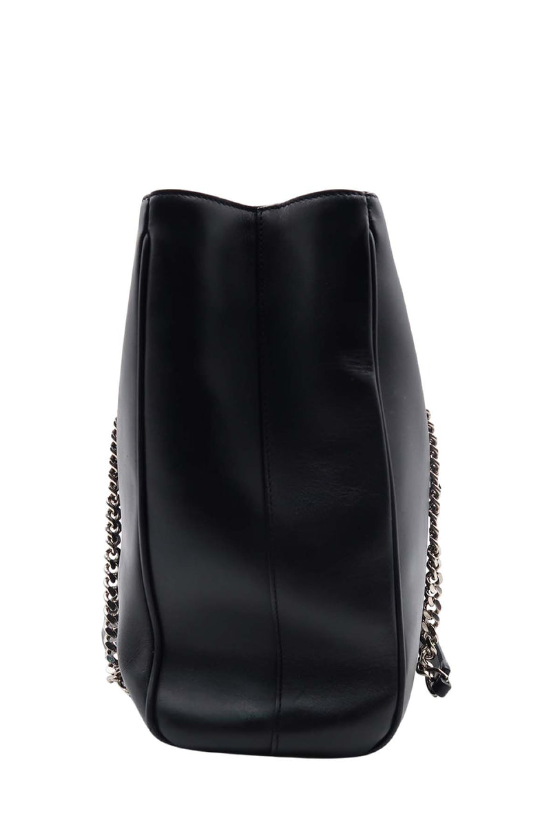 Cassandre Monogram Shopping Tote Black