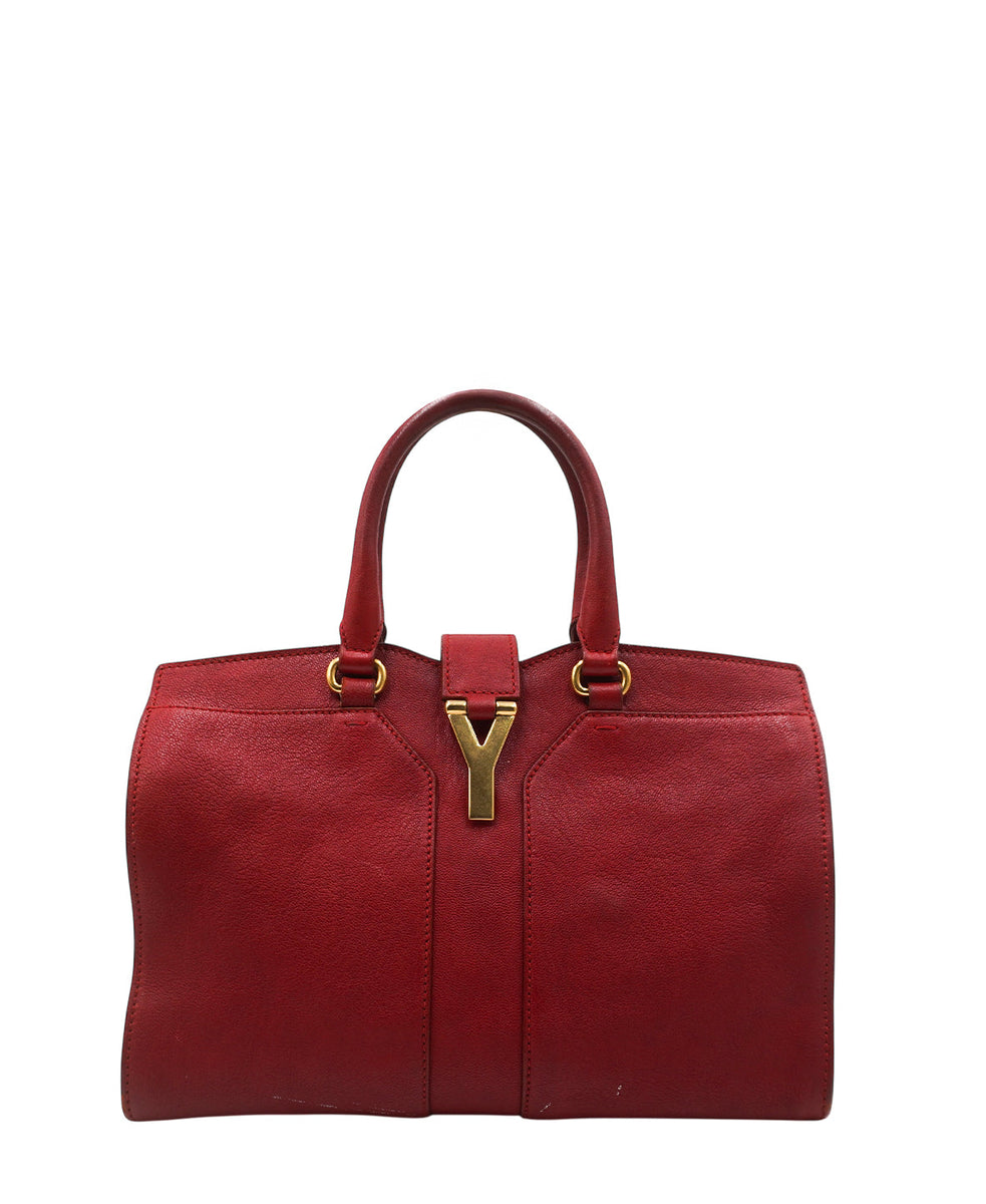 Chyc Cabas Leather Tote Pink