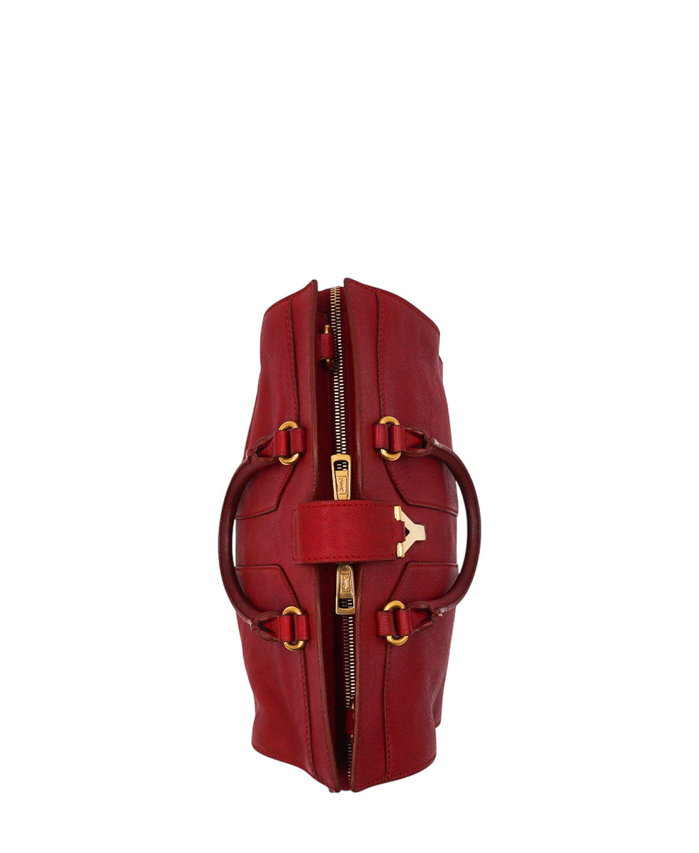 Chyc Cabas Leather Tote Pink