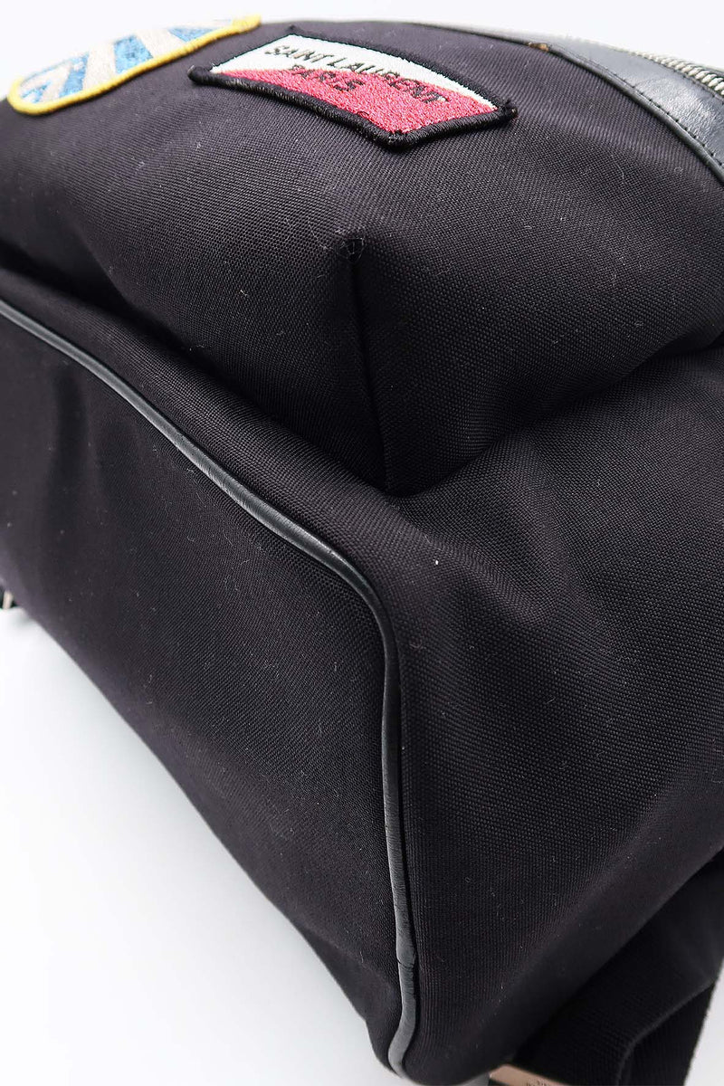 City Multi Patch Backpack Black