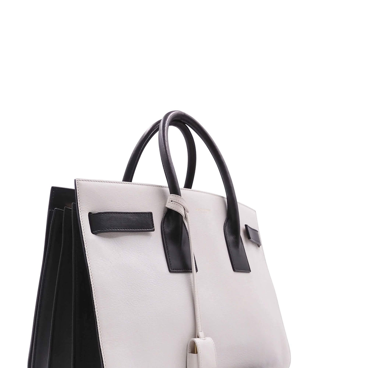 Classic Small Sac De Jour Bicolor White