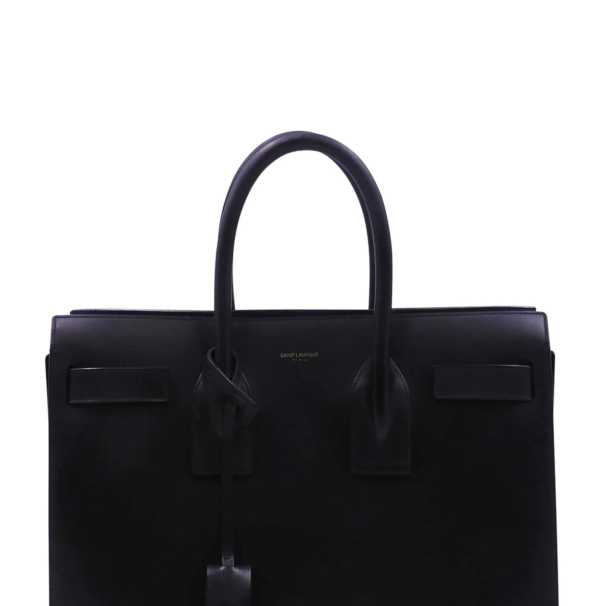Classic Small Sac De Jour Black Blue in Smooth Leather