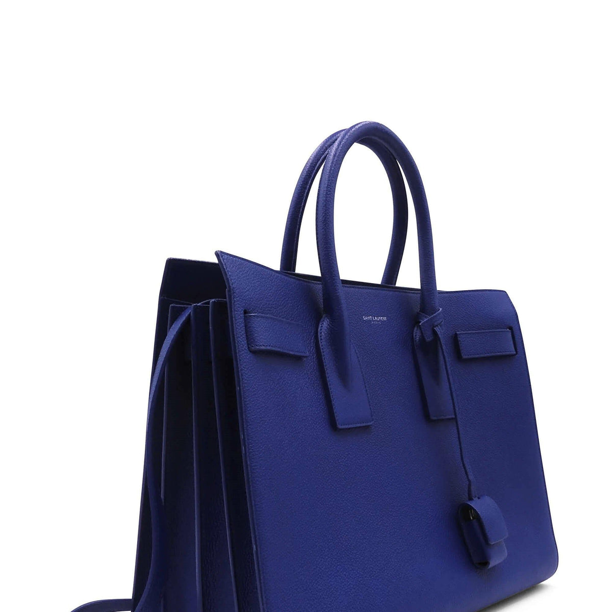 Classic Small Sac De Jour Blue with Silver Hardware