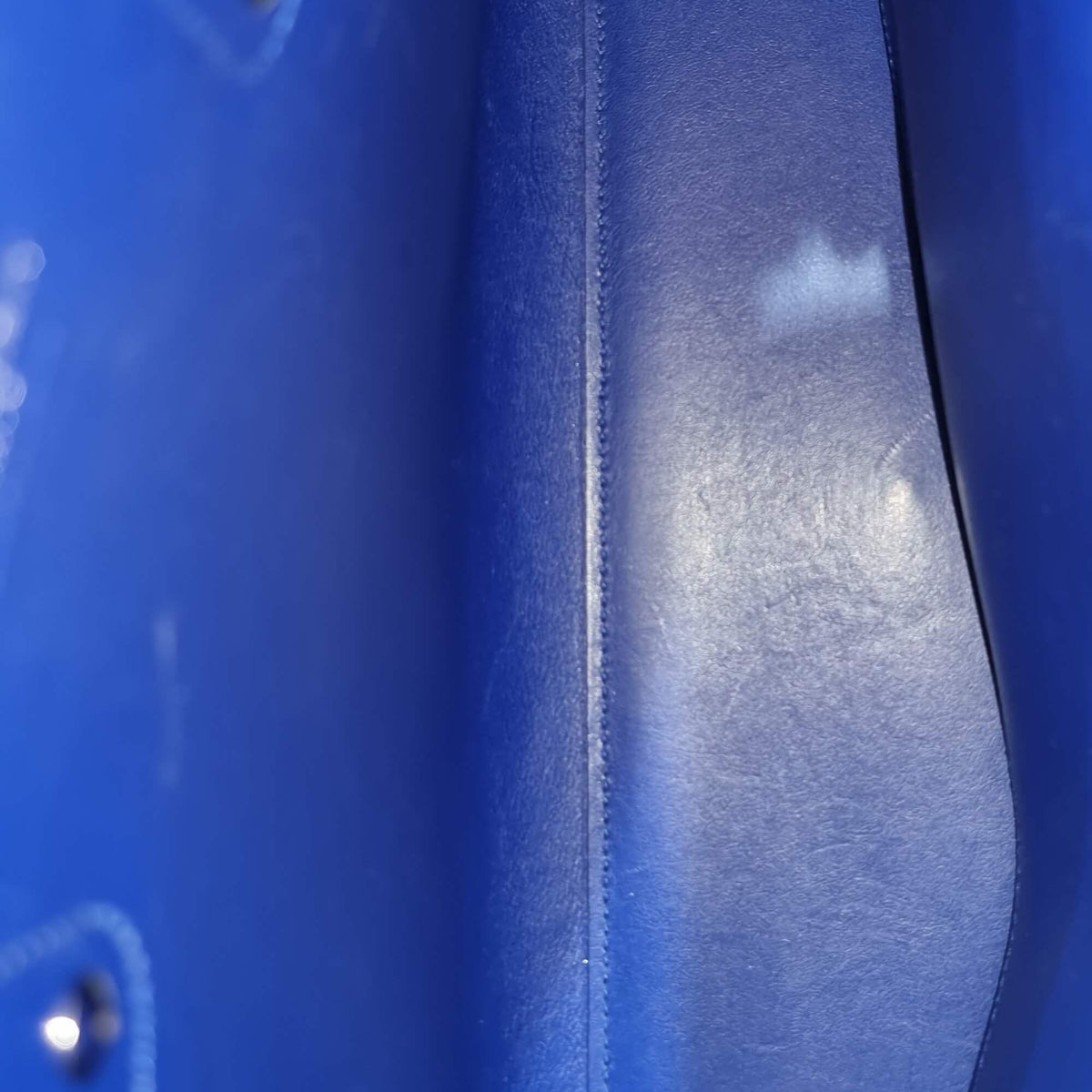 Classic Small Sac De Jour Blue with Silver Hardware