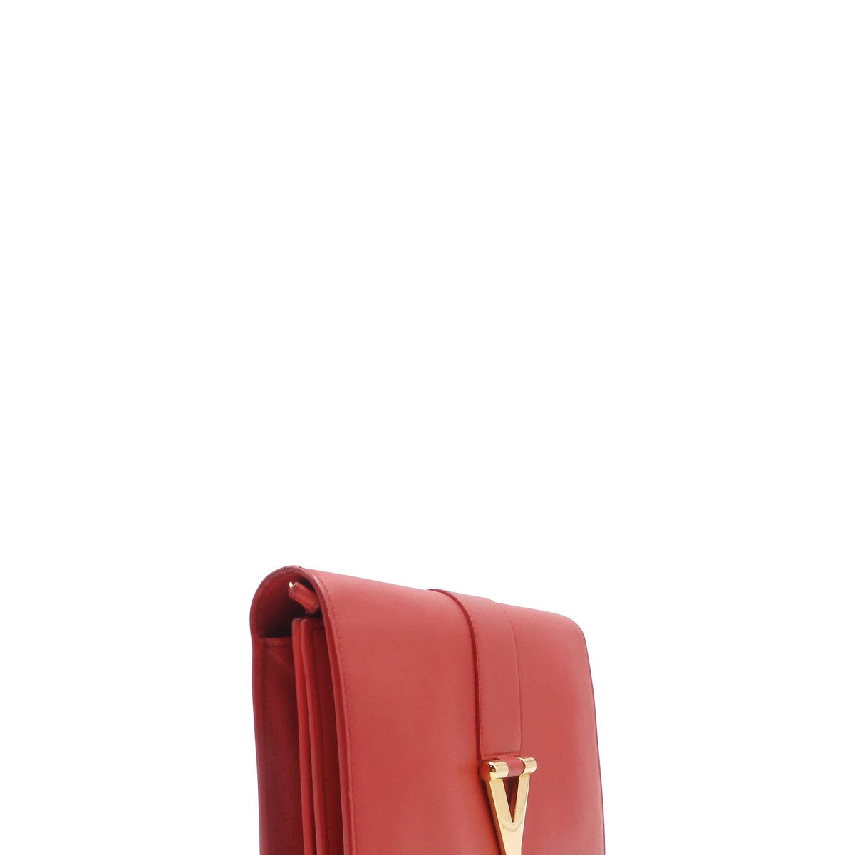 Classic Y Ligne Wallet on Chain Red