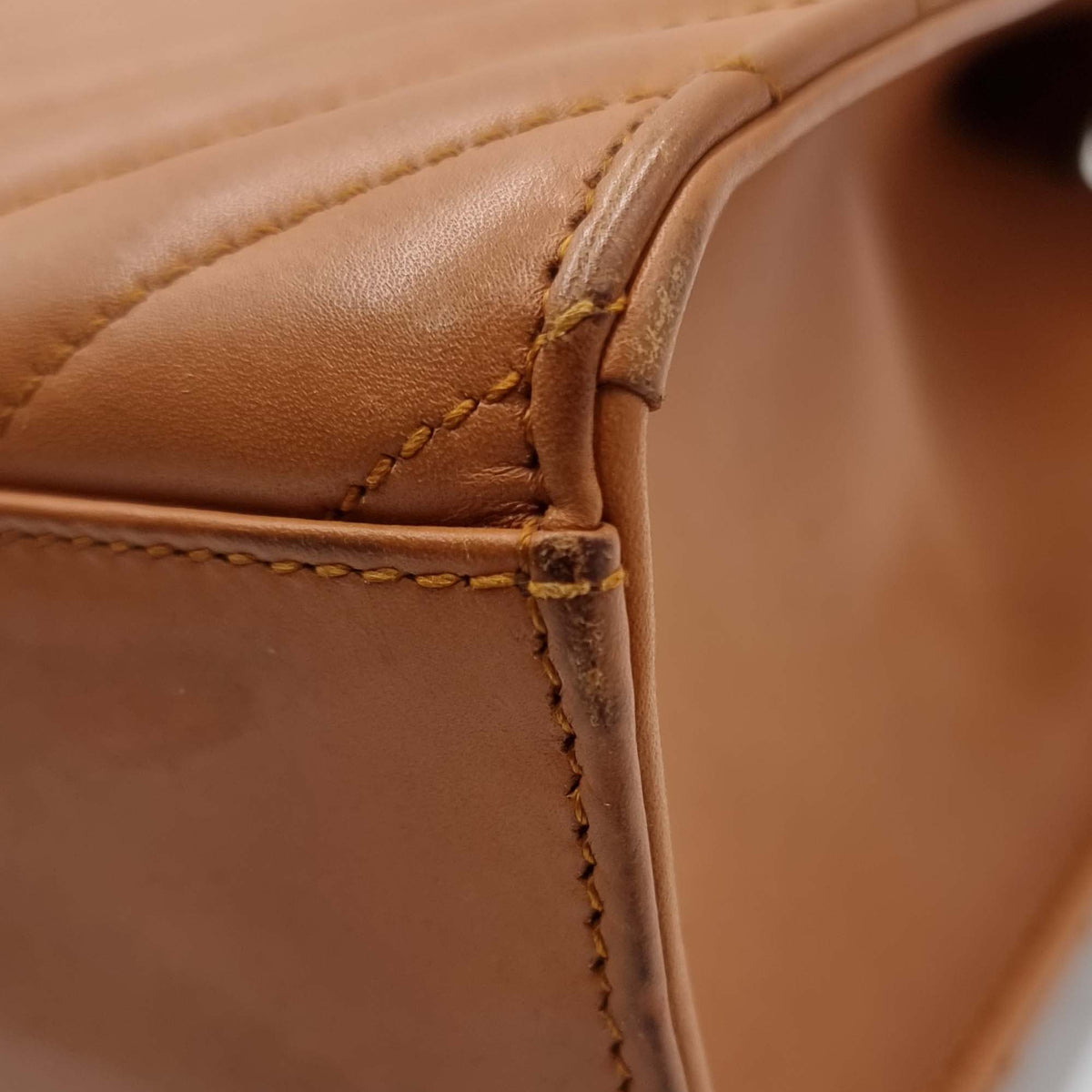 Large Matelasse Monogram Envelope Bag Burnt Orange