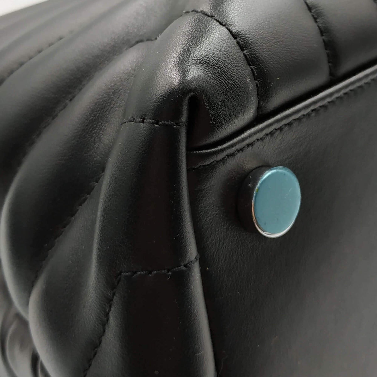 Loulou Large Bag Black with Silver Hardware