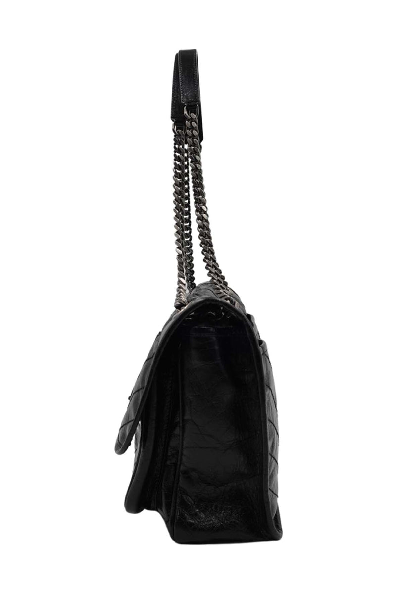 Medium Niki Crinkle Black