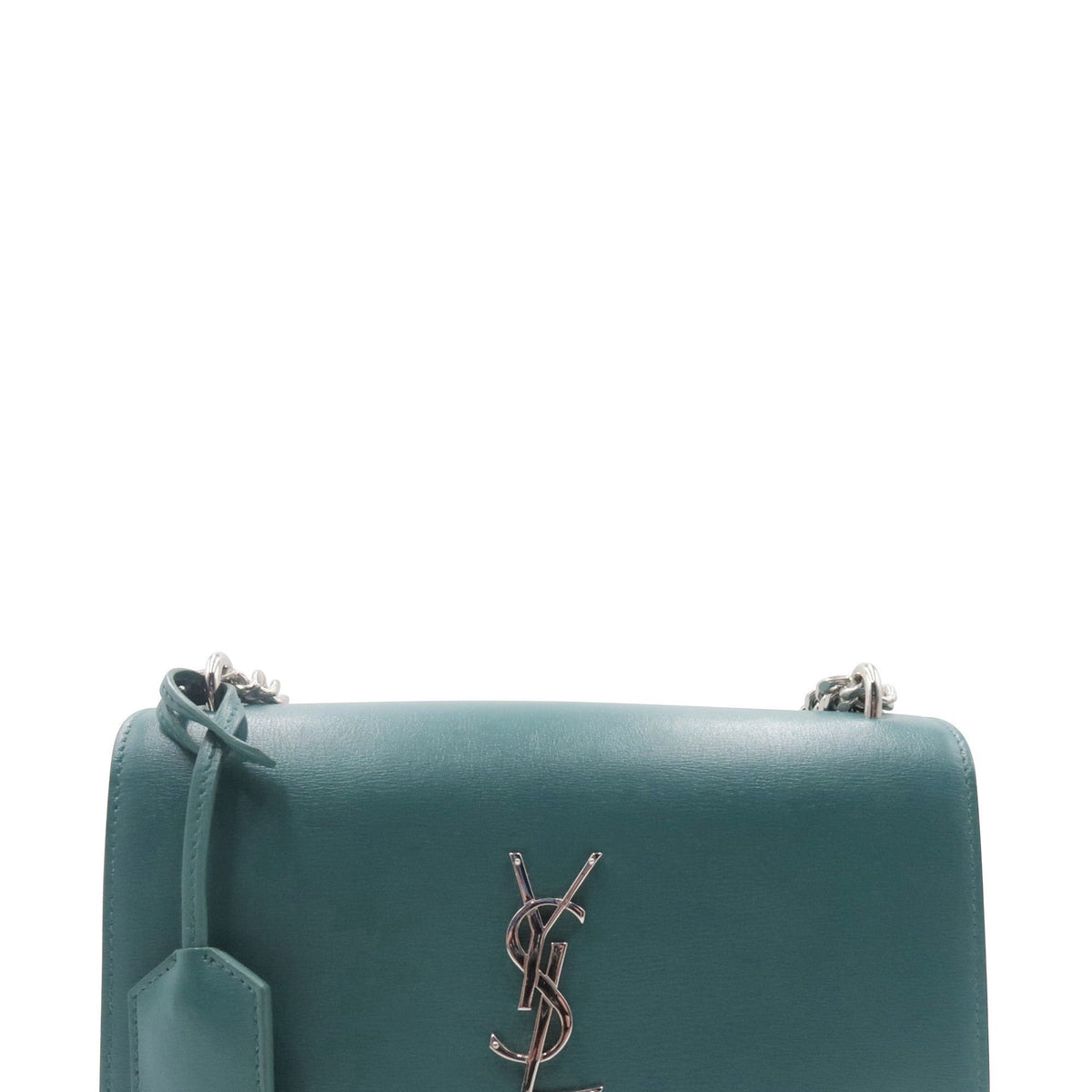 Medium Sunset Bag with Silver Hardware Green