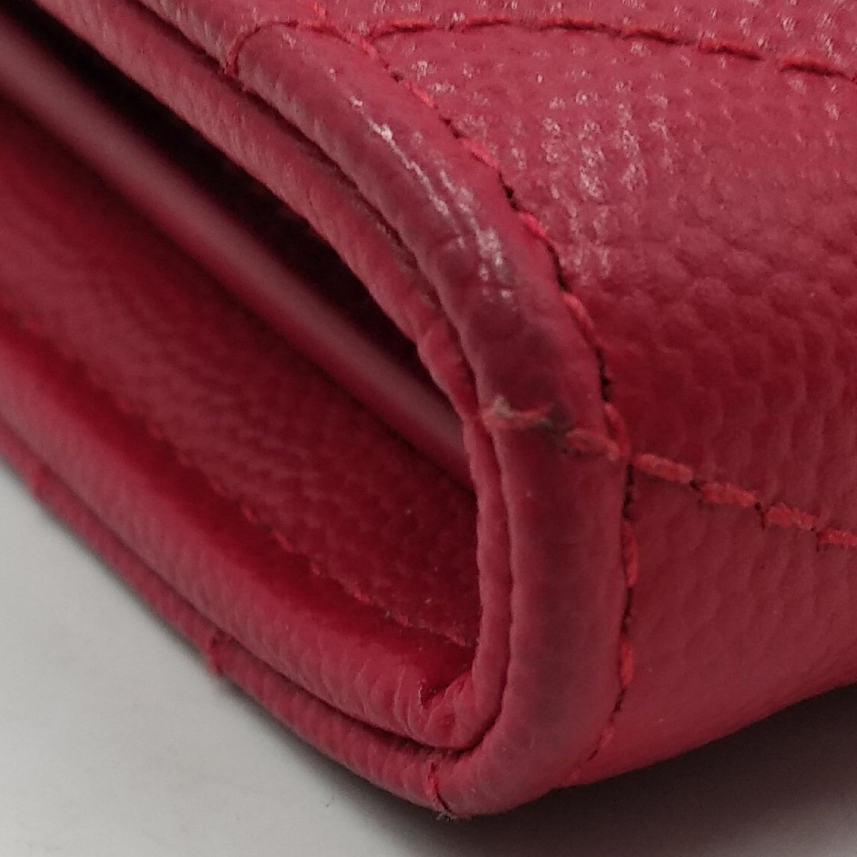 Monogram Envelope Wallet Red