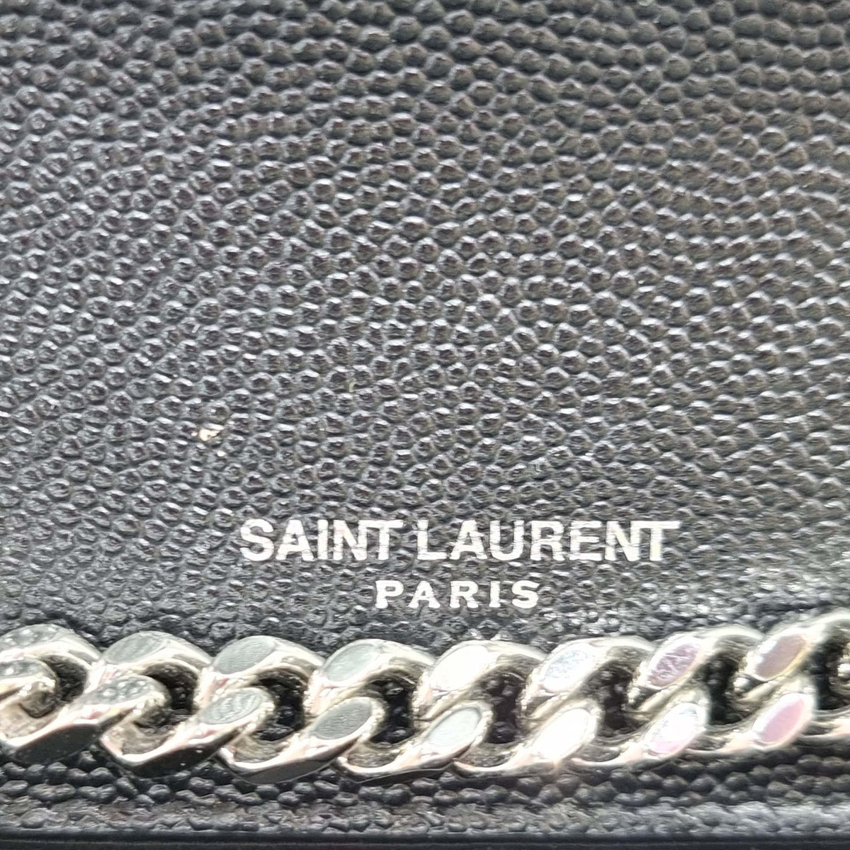 Monogram Medium Kate Black with Silver Hardware Black