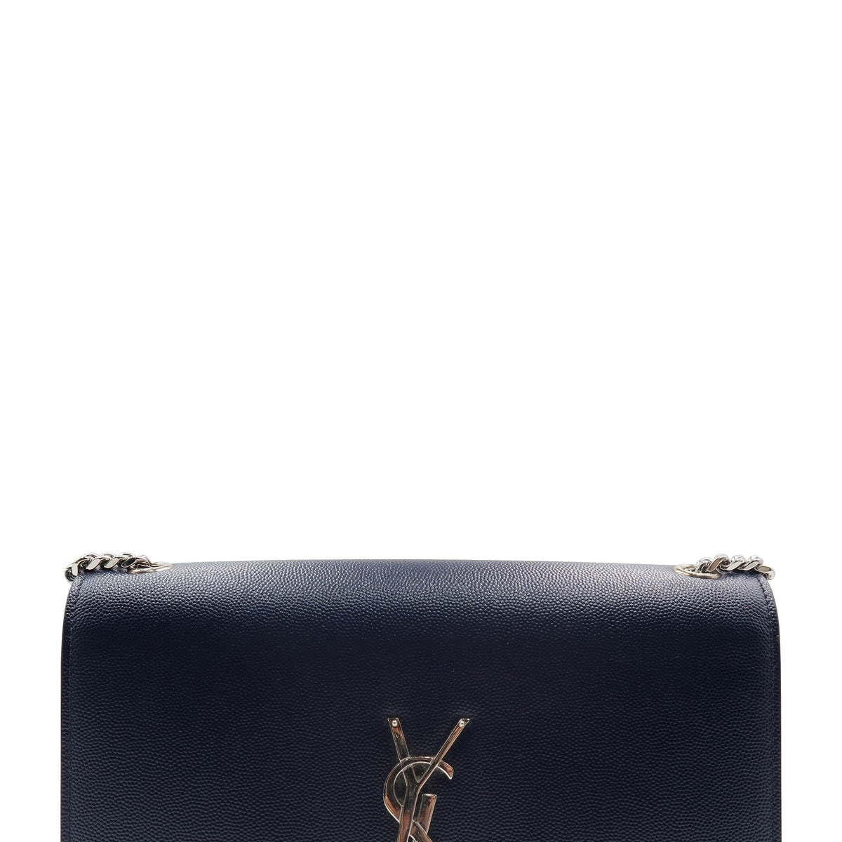 Monogram Medium Kate with Silver Hardware Navy