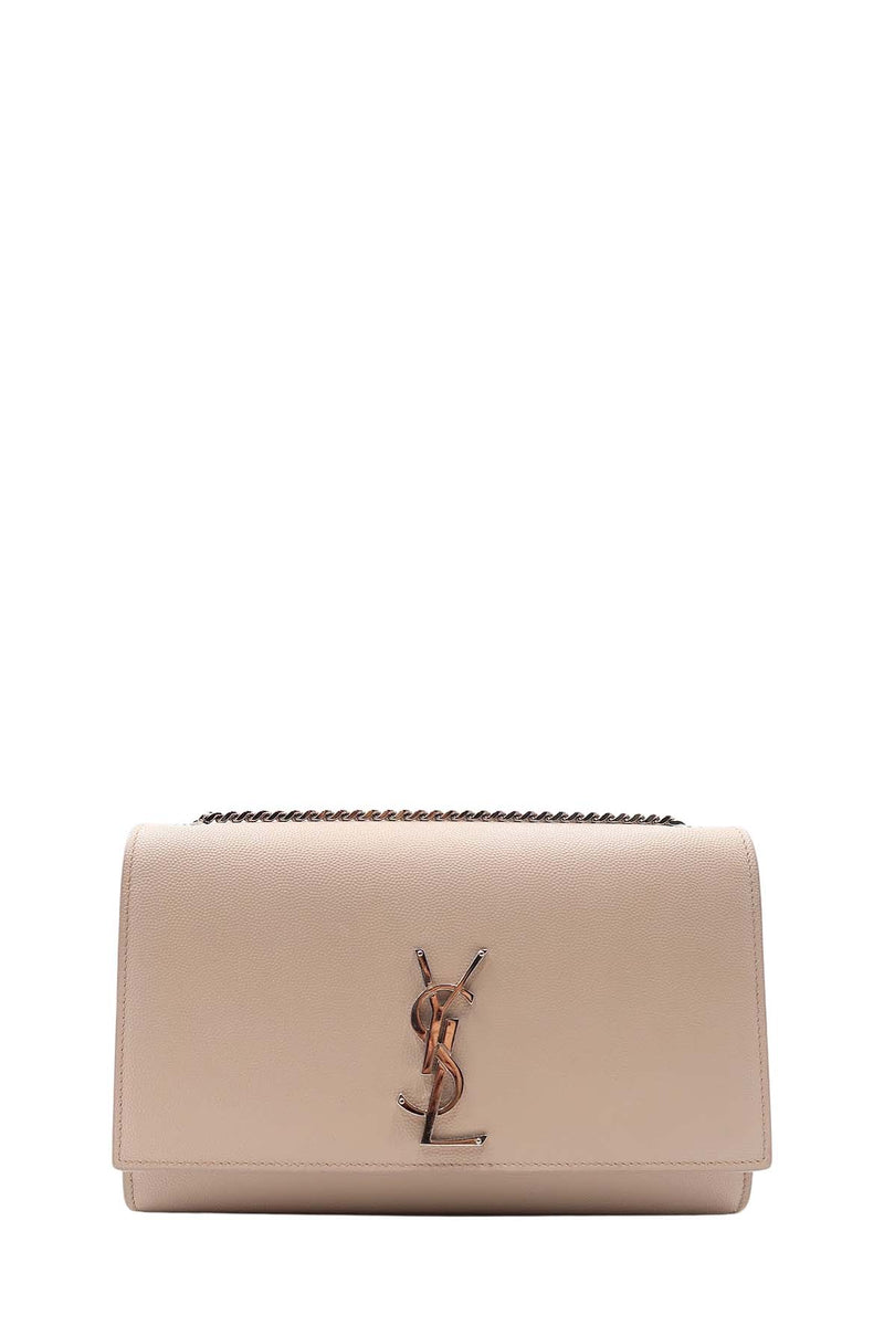 Monogram Medium Kate with Silver Hardware Pale Blush