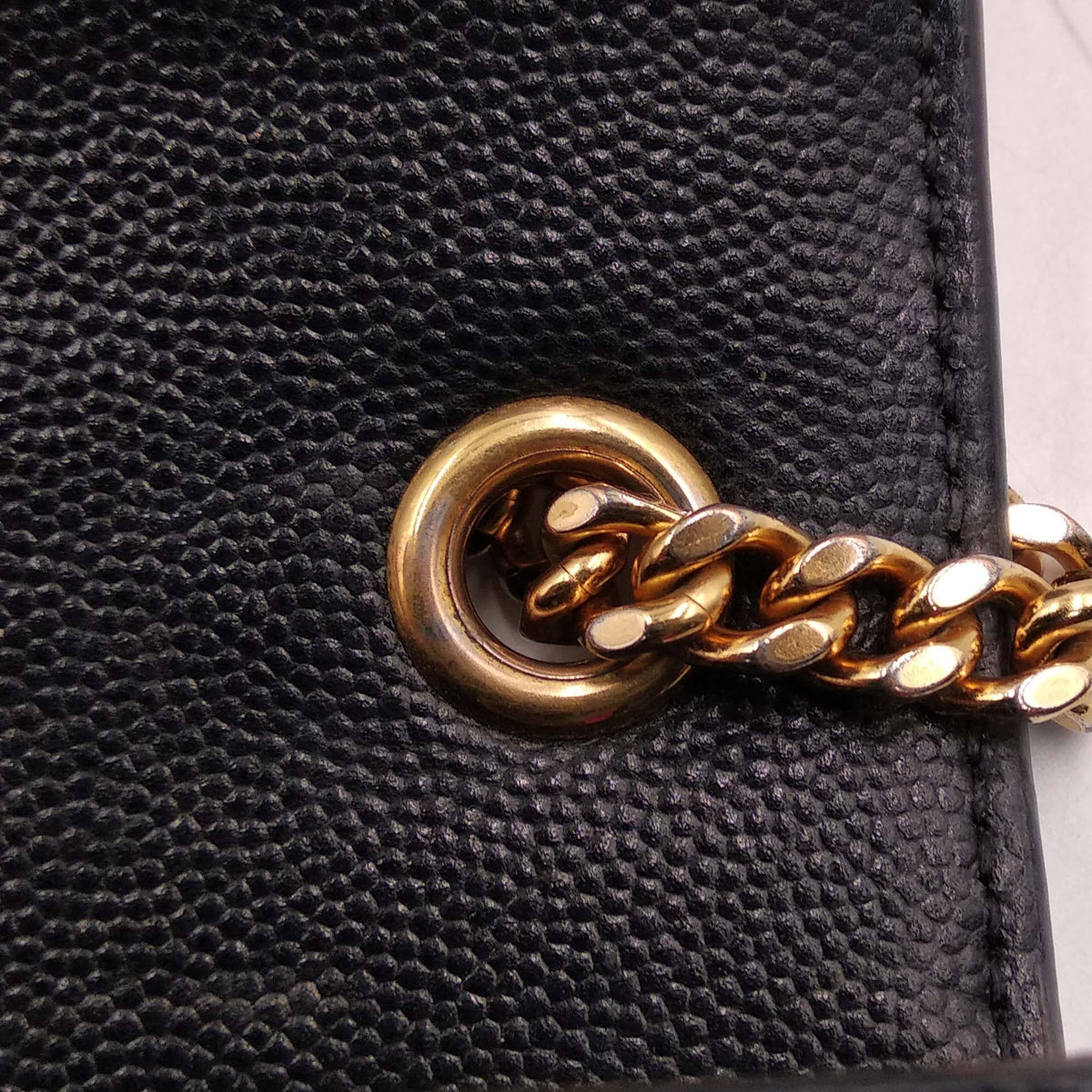 Monogram Small Kate with Gold Hardware Black