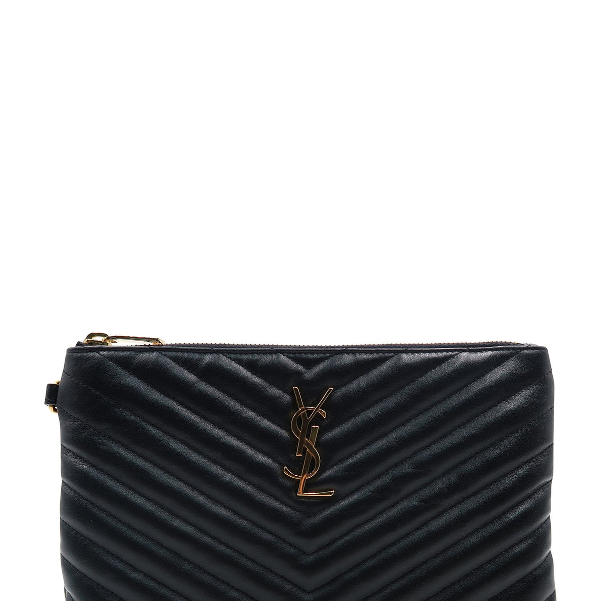 New Jolie Monogram Clutch Bag Nero