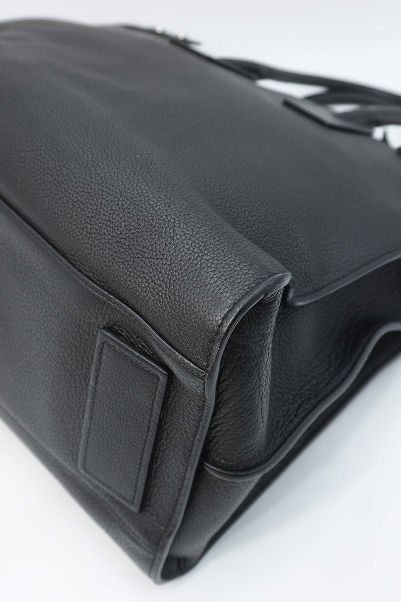 Sac De Jour North/South in Grained Leather Black