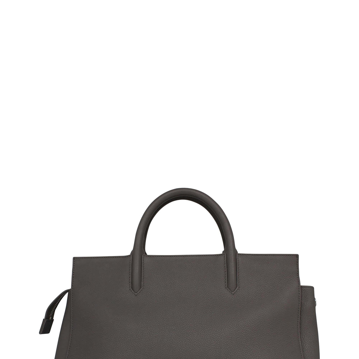 Small Cabas Rive Gauche with Front Pocket Grey