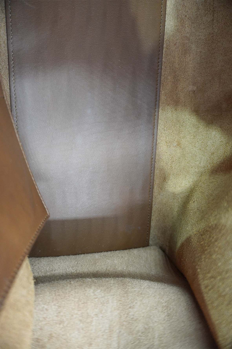 Small Cabas Y-Ligne Leather Brown