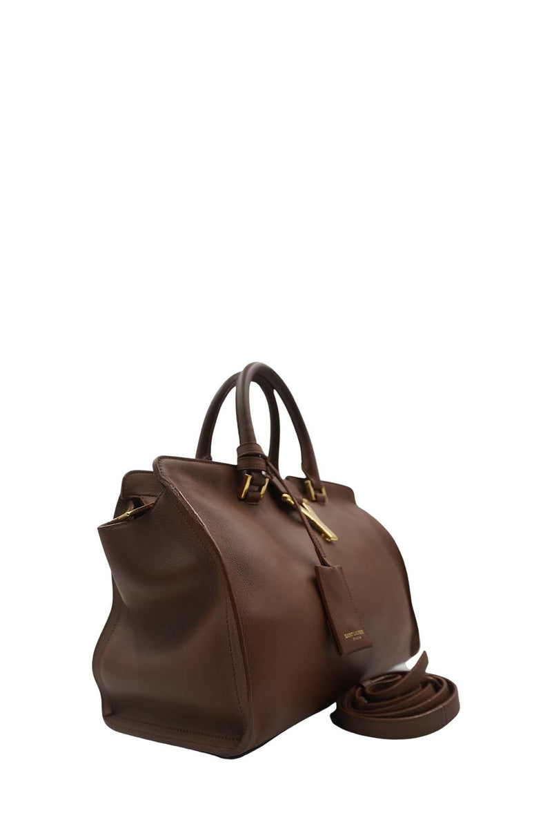 Small Cabas Y-Ligne Leather Brown