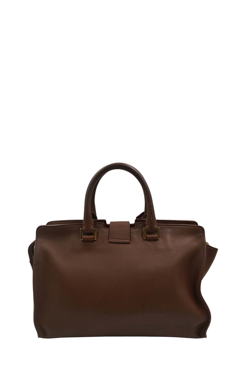 Small Cabas Y-Ligne Leather Brown