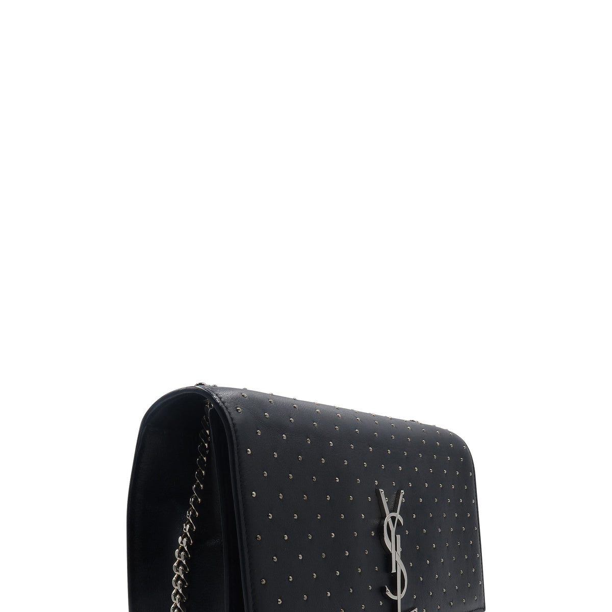 Studded Monogram Medium Kate Black