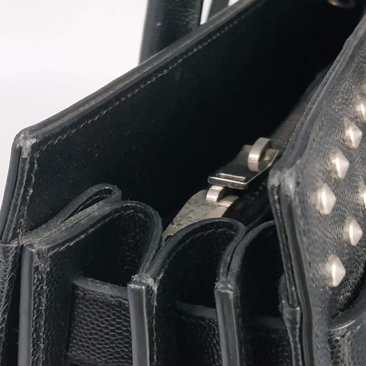 Studded Small Sac De Jour Black