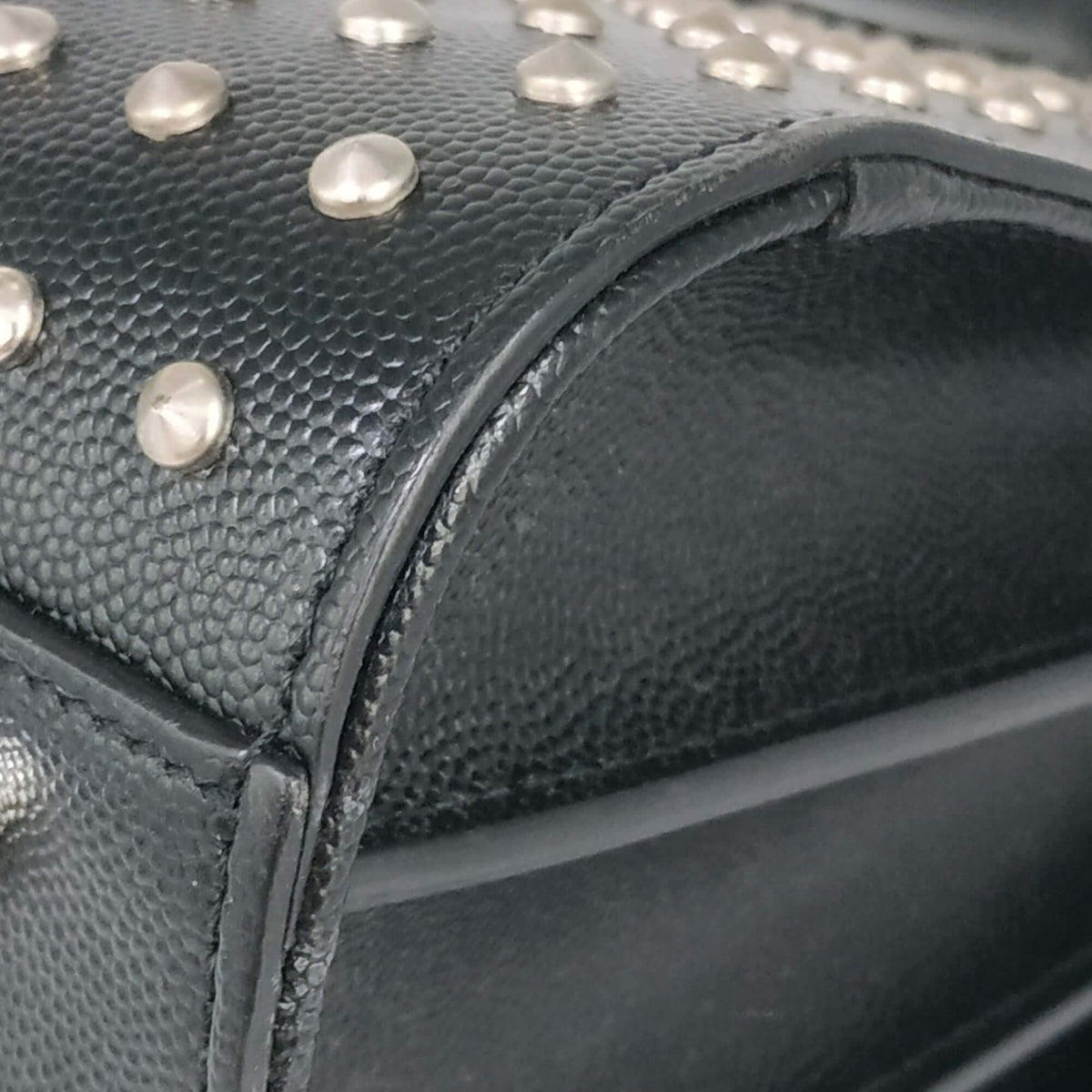 Studded Small Sac De Jour Black