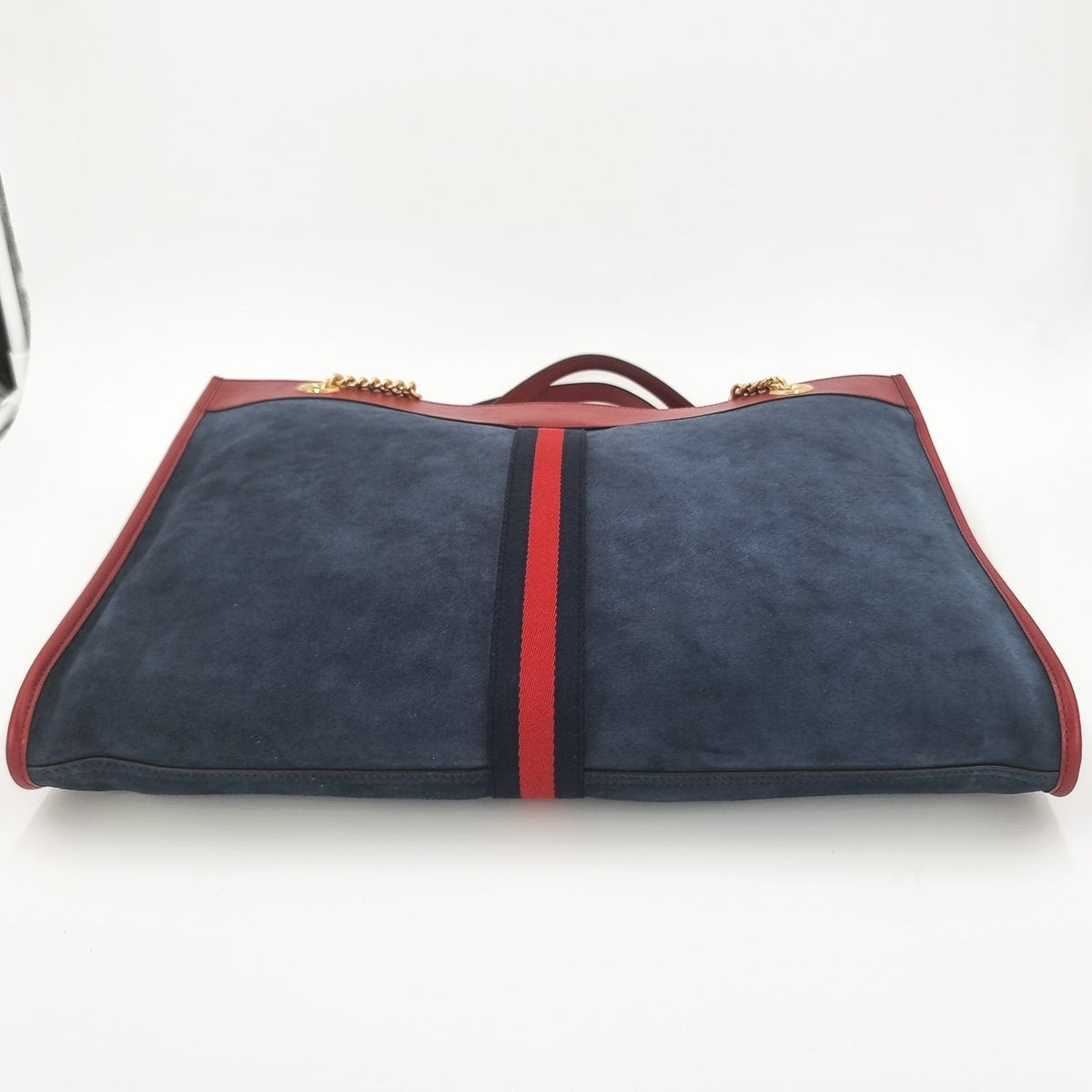 Gucci Maxi Rajah Tote Blue & Red