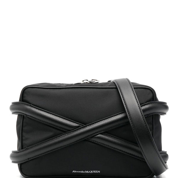 Alexander Mcqueen Men Harness Nylon Camera Bag