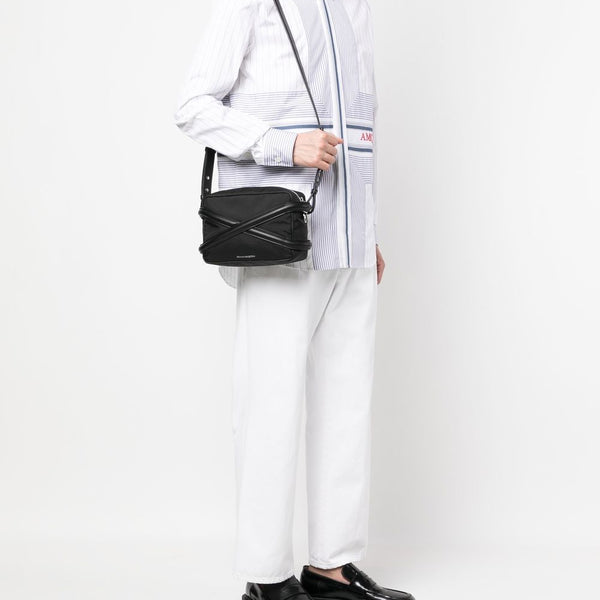 Alexander Mcqueen Men Harness Nylon Camera Bag