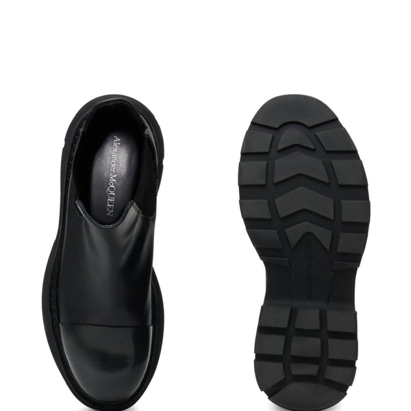 Alexander Mcqueen Men Leather Chelsea Boots