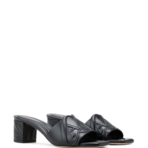 Alexander Mcqueen Women Seal Leather Sandals