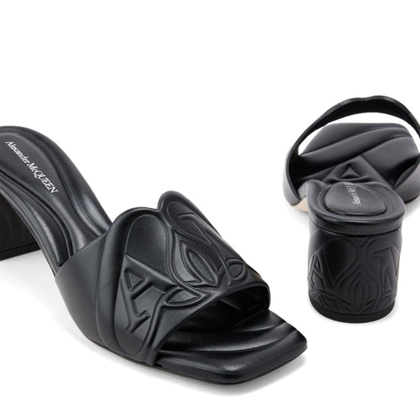 Alexander Mcqueen Women Seal Leather Sandals
