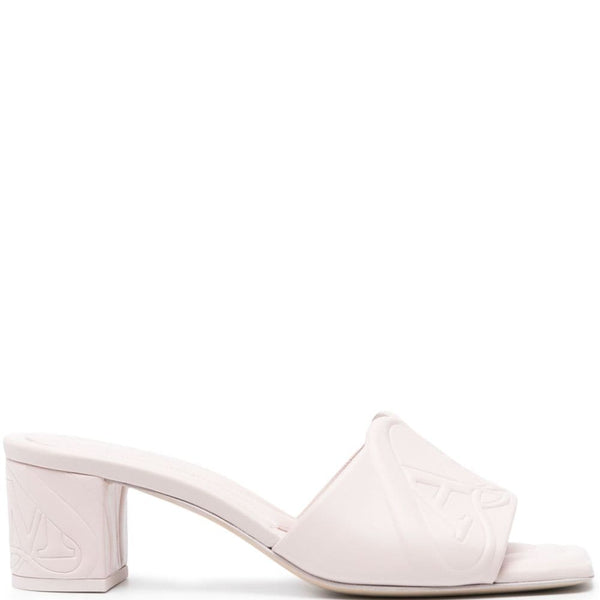 Alexander Mcqueen Women Seal Leather Mules