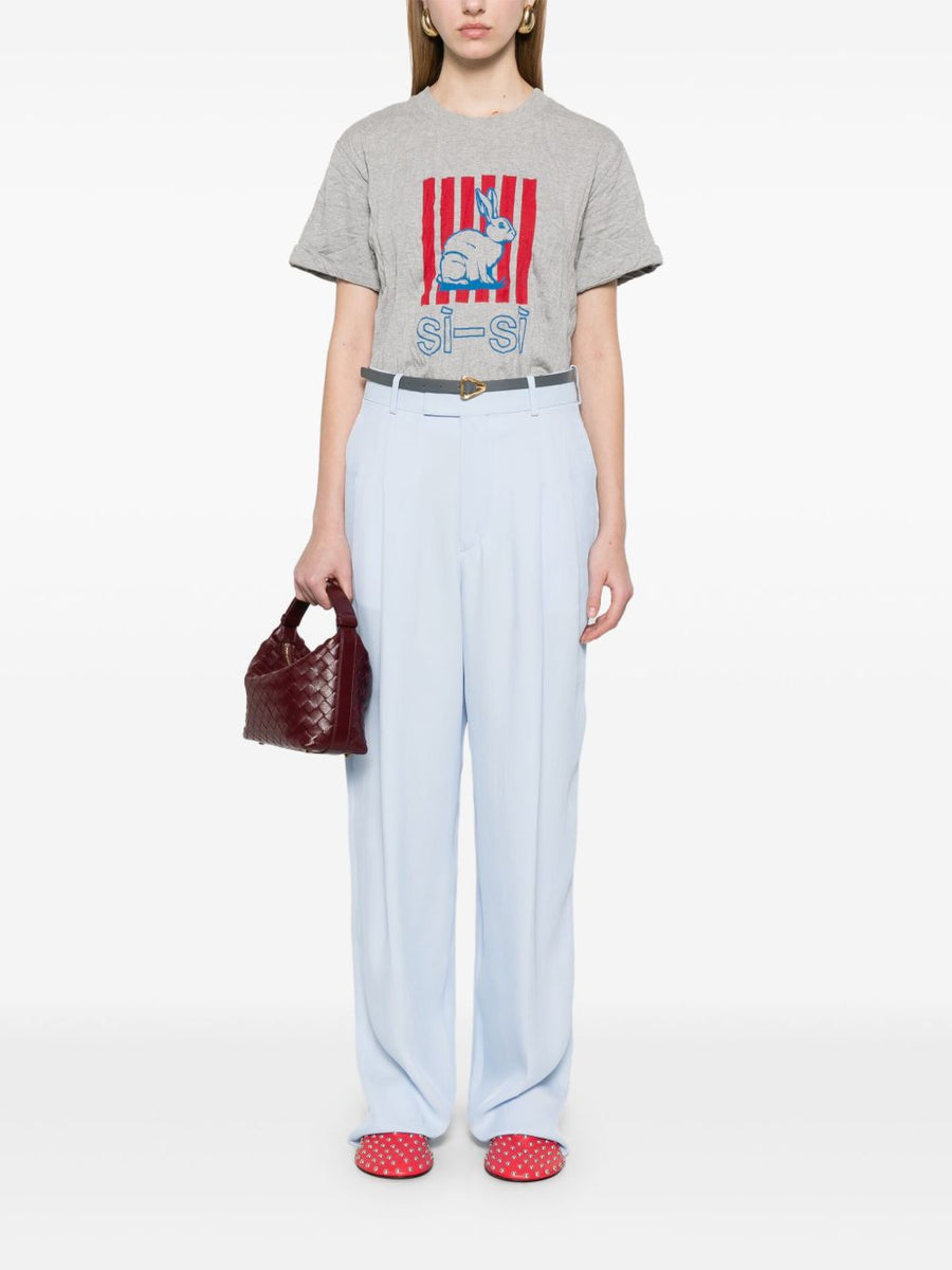 Bottega Veneta Women Silk Blend Trousers